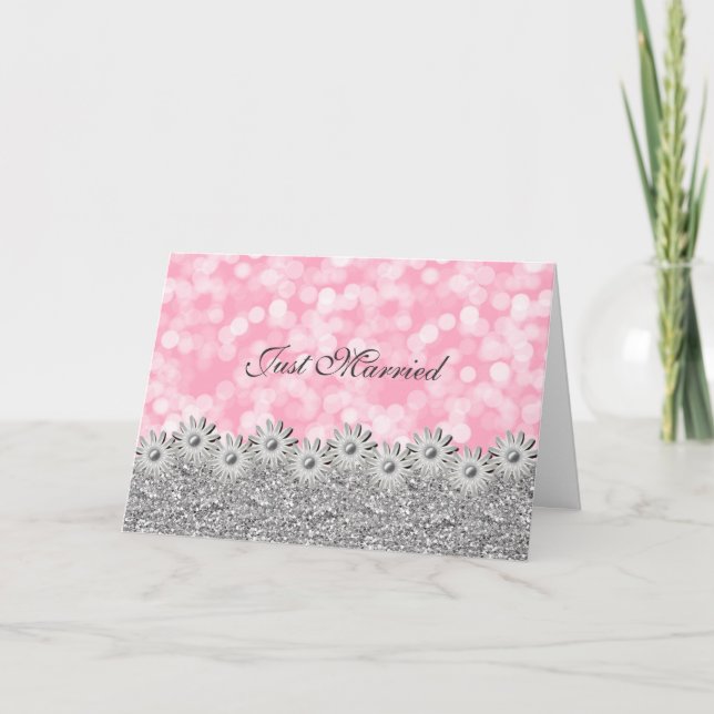 Just Married Announcement Card (Front)