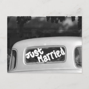 Just Married Announcement Postcard