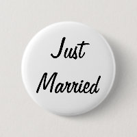 Just Married Badge