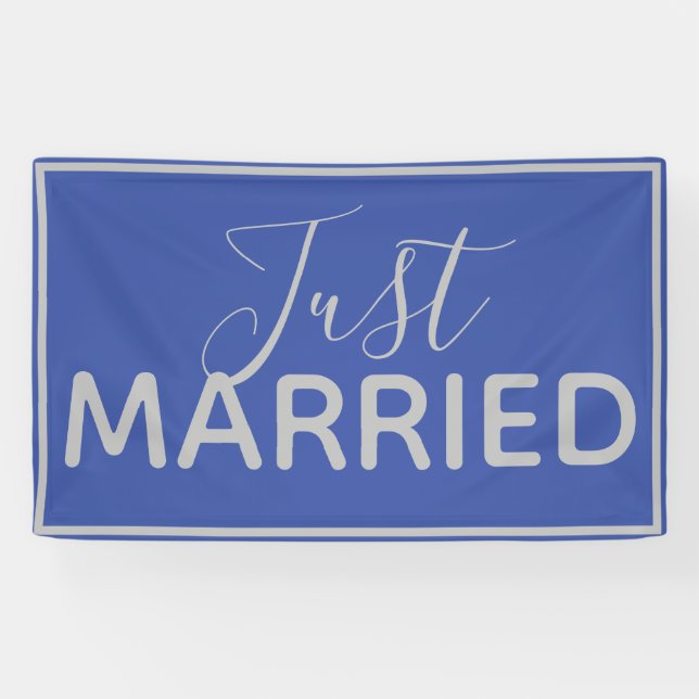 Just Married Banner (Horizontal)