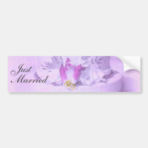 Just Married Bumper Sticker