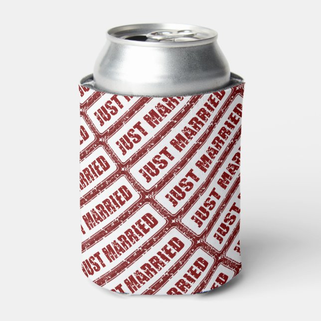 Just Married Can Cooler (Can Front)