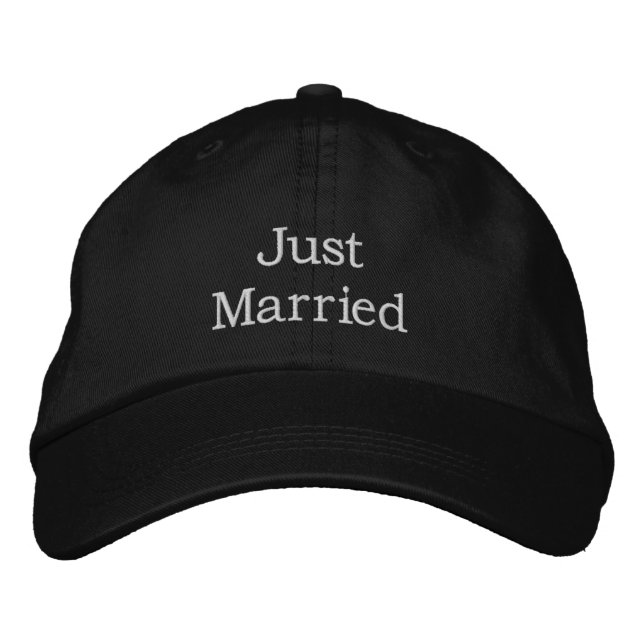 Just Married Cap (Front)