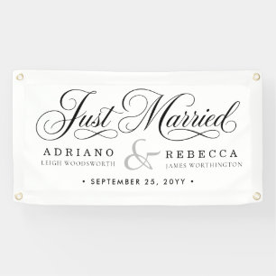 Just Married Car Banner