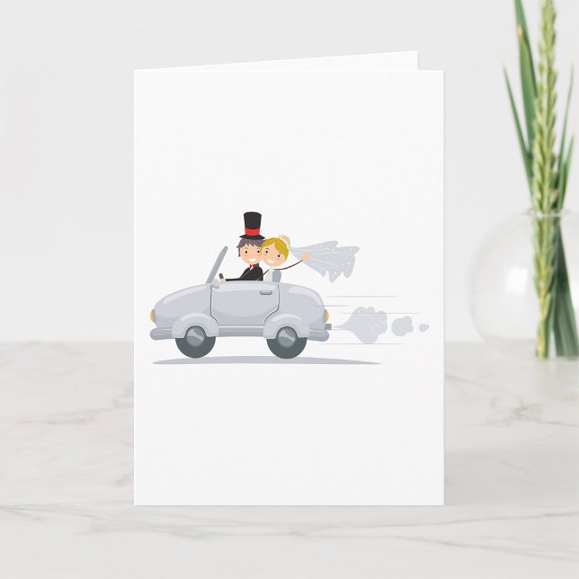 Just Married Car Greeting Cards (Creator Uploaded)