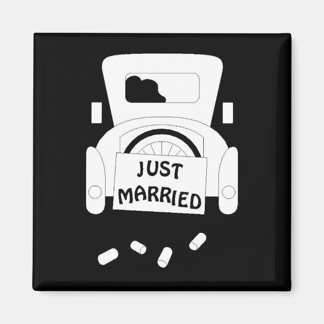 Just Married-car Magnet (Front)