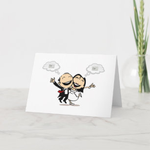 Just married card