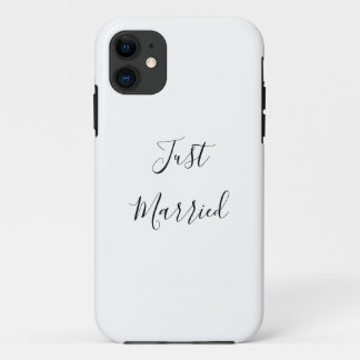 Just Married Case-Mate iPhone Case