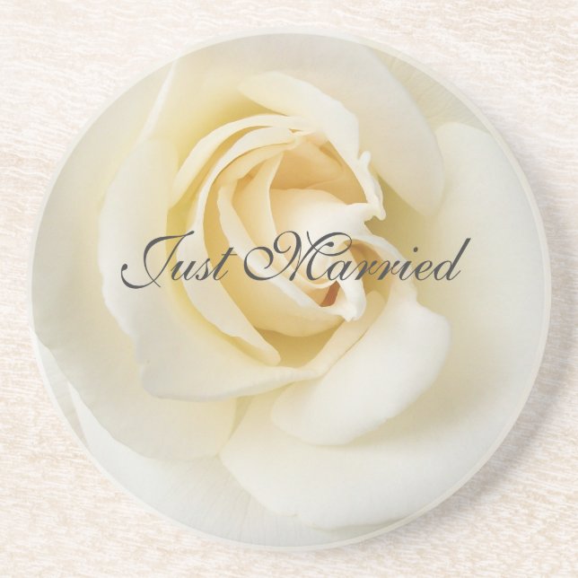 Just Married Coaster (Front)