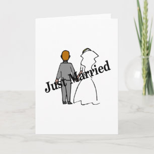 Just Married (Couple) Announcement