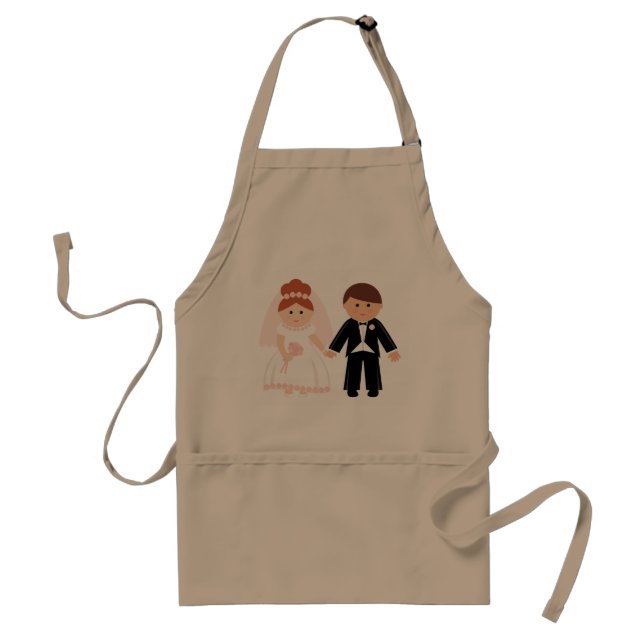 Just Married Couple Apron (Front)