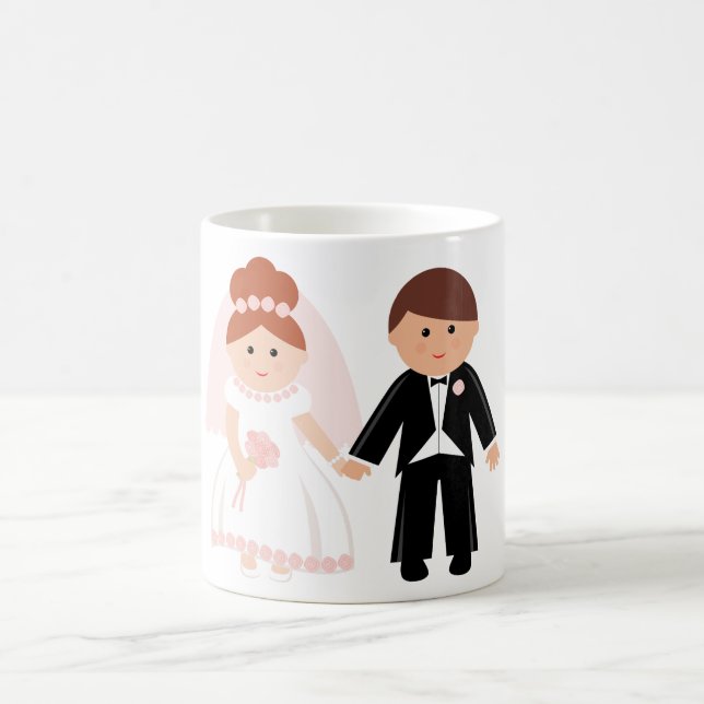 Just Married Couple Mug (Center)