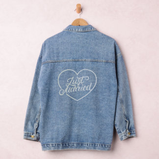 Just Married Denim Jacket