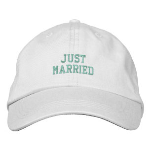 Just Married! Embroidered Hat