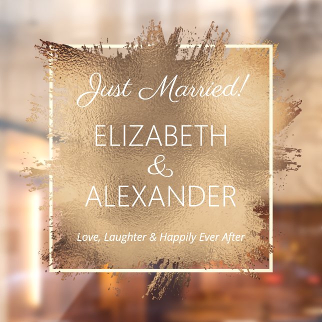 Just Married! Faux Foil (Sheet 2)