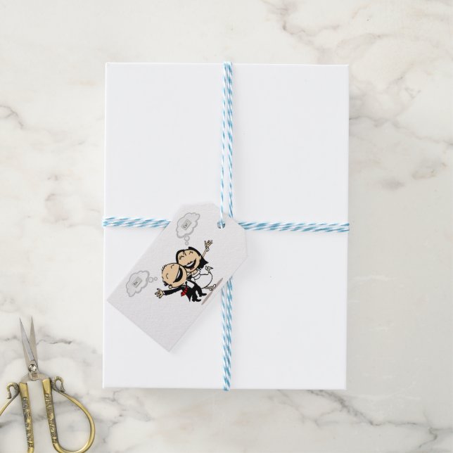 Just married gift tags (With Twine)