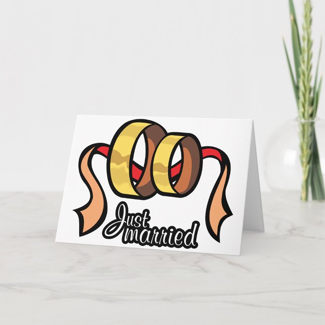 Just Married Greeting Cards (Creator Uploaded)