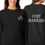 Just Married hoodie - Personalized Mr and Mrs<br><div class="desc">If you are looking for the perfect gift for a newlywed couple, you can't miss our selection of Just Married, hoodies and personalized hoodies with Mr. and Mrs. embroidery, ideal for celebrating their love in a unique and fun way, along with customized t-shirts and elegant shirts that they can wear...</div>