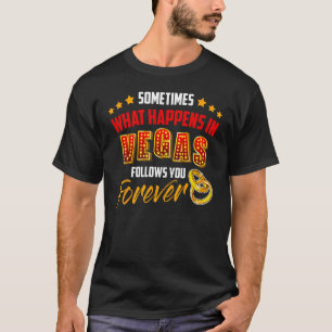 Just Married in Las Vegas Wedding T-Shirt