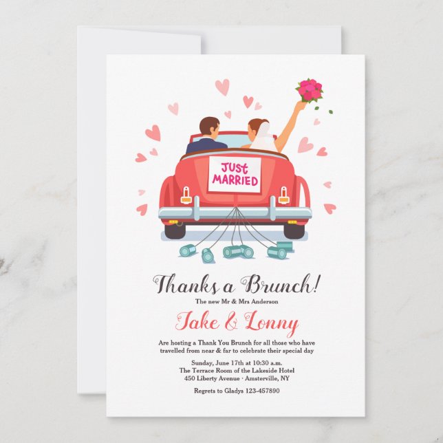Just Married Invitation (Front)