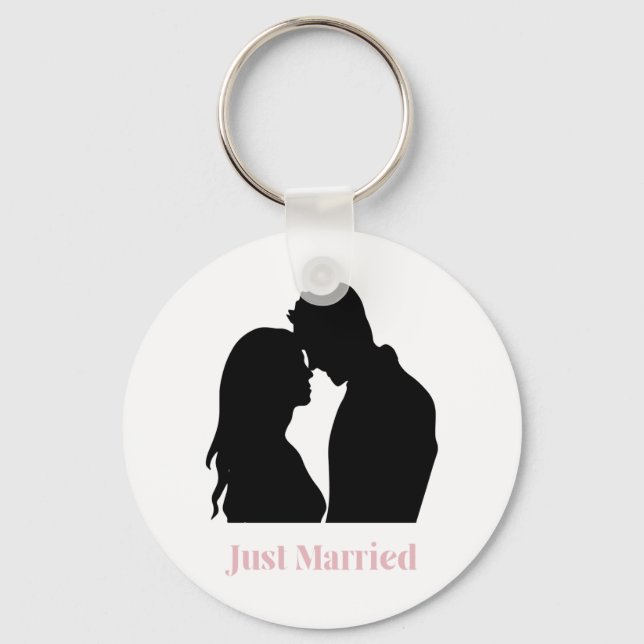 just married key ring (Front)