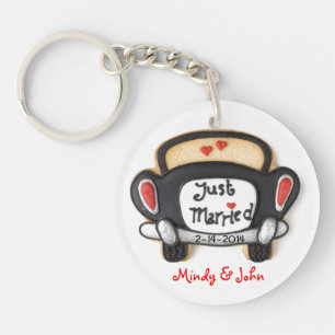 Just Married Keychain