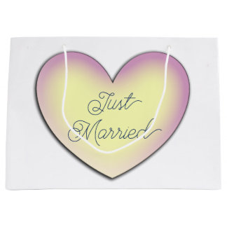 Just Married Large Gift Bag