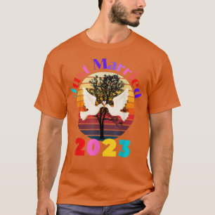 Just Married Lover Couples Women & Men Bride Groom T-Shirt