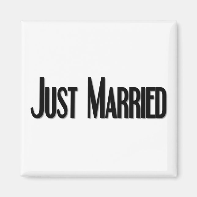 Just Married Magnet (Front)