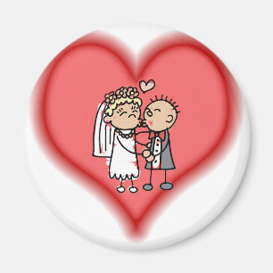 just married magnet