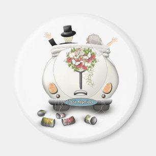 Just married! magnet