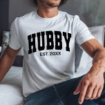Just Married Matching Couple Honeymoon T-Shirts<br><div class="desc">Celebrate your love in style with these Wife and Husband Matching Shirts – perfect for weddings, honeymoons, and all the moments in between! Whether you're looking for a fun wedding party shirt or a cosy travel tee for your romantic getaway, this design makes the perfect gift for newlyweds. Show off...</div>