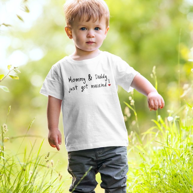 Just Married Mummy Daddy  Toddler T-Shirt (Creator Uploaded)