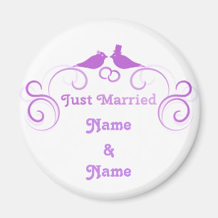 Just Married Newlyweds Thunder_Cove Magnet