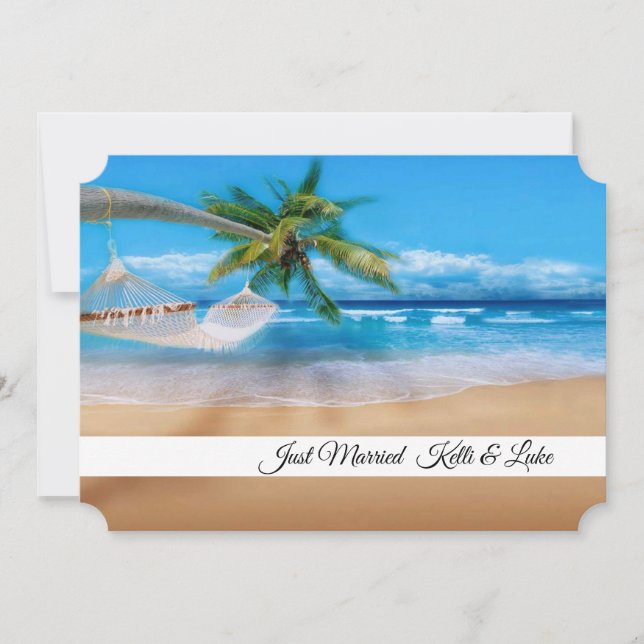 Just Married Photo Card (Front)