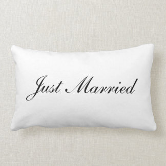 Just Married Pillow