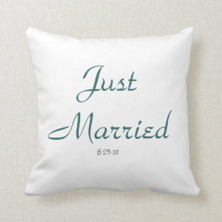 Just Married Pillow