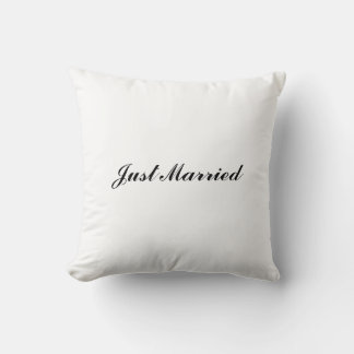 "Just Married" Pillow