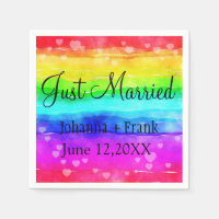 Just Married Rainbow