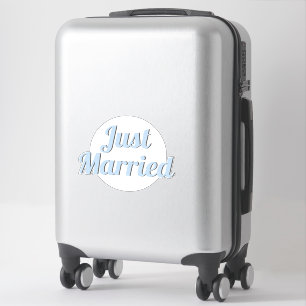 Just Married Retro Chic Stylish Cut-Out Shaped