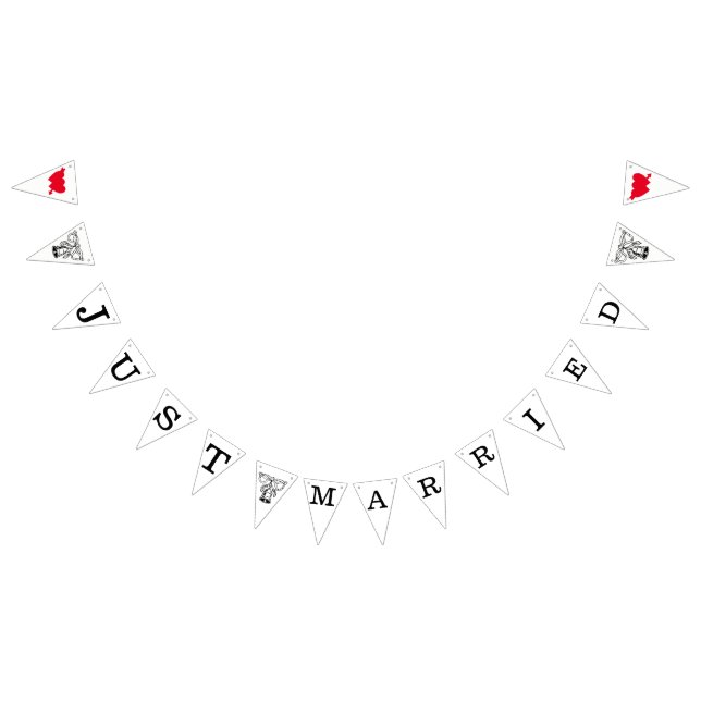 JUST MARRIED sign (All)