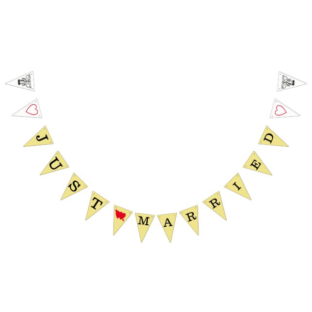 JUST MARRIED sign (All)