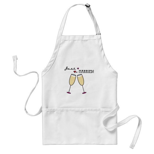 Just Married Standard Apron (Front)