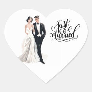 Just Married Sticker