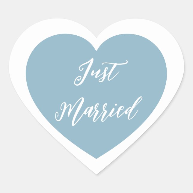 Just Married Sticker (Front)