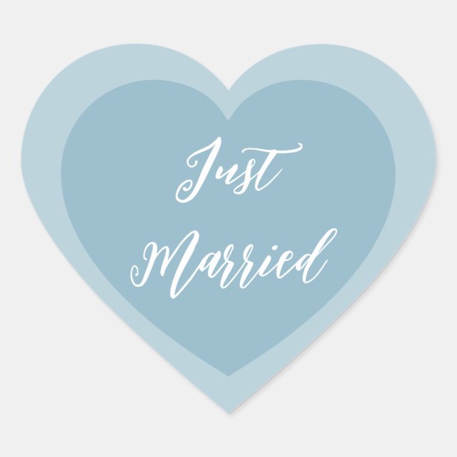 Just Married Sticker (Front)