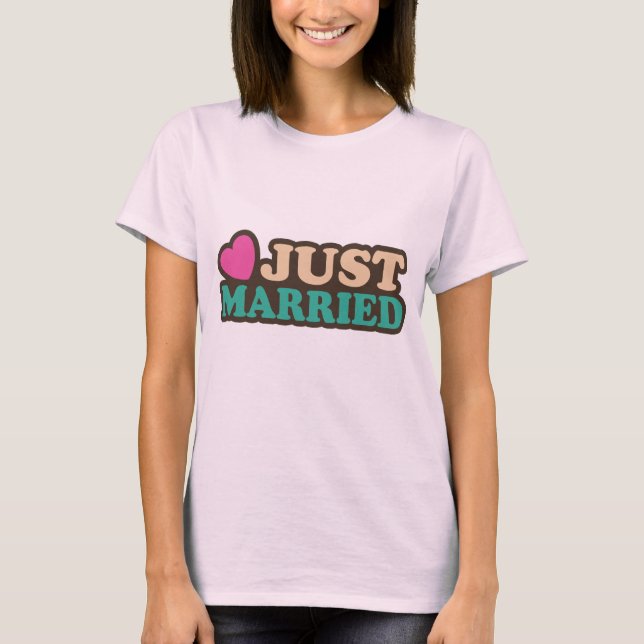 Just Married T-Shirt (Front)