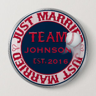 Just Married Team 02-CUSTOMIZED Button Pin