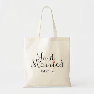 Just Married Tote Bag