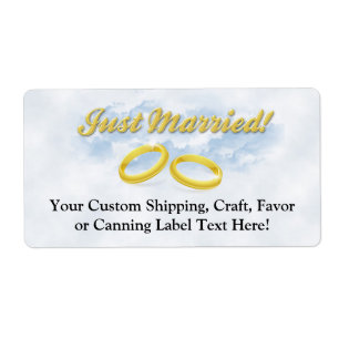Just Married, Two Gold Bands/Clouds